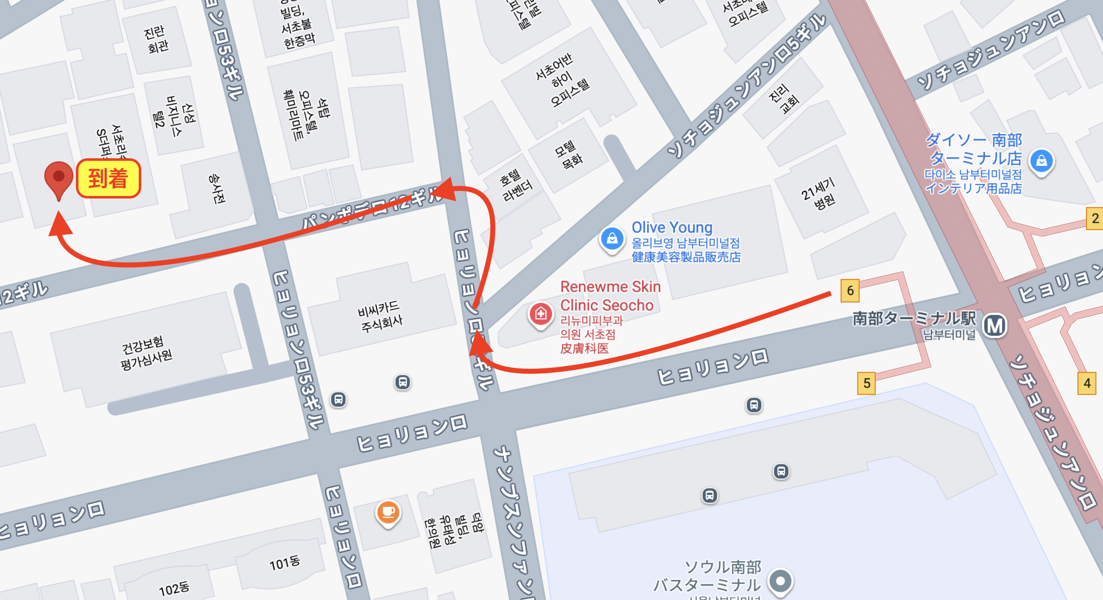 江南ソープ K-IDOL の地図